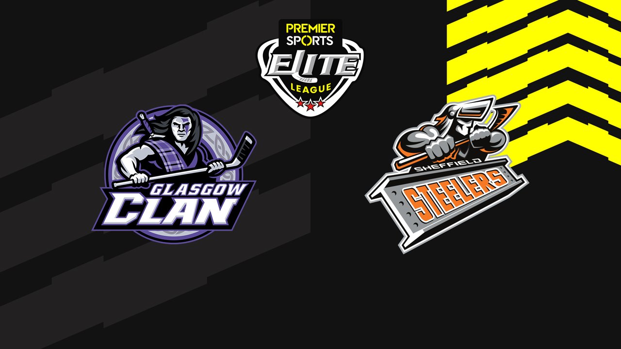 Glasgow Clan vs Sheffield Steelers poster