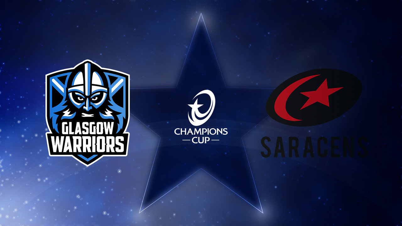 Glasgow vs Saracens poster