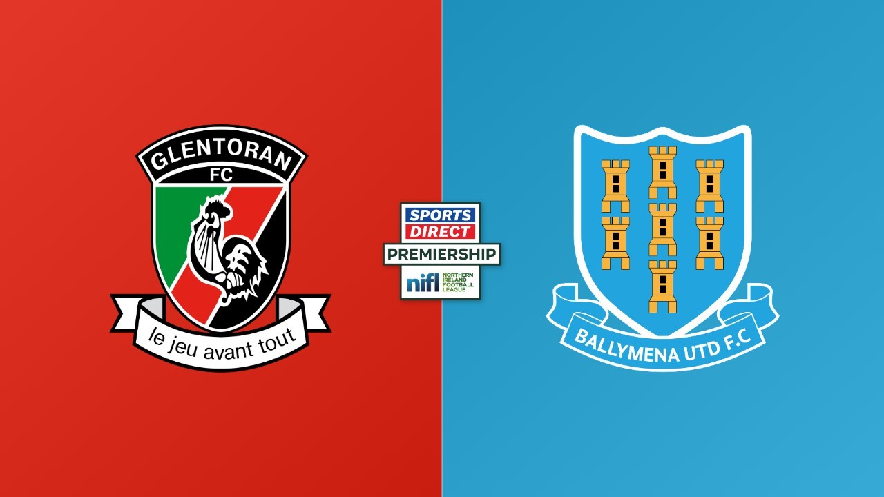 Glentoran vs Ballymena United poster