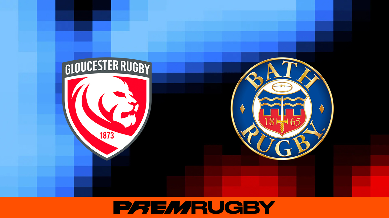 Gloucester vs Bath Rugby poster