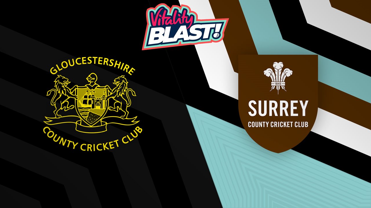 Gloucestershire t20 vs Surrey t20 poster