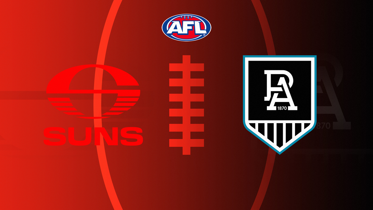 Gold Coast Football Club vs Port Adelaide Football Club poster