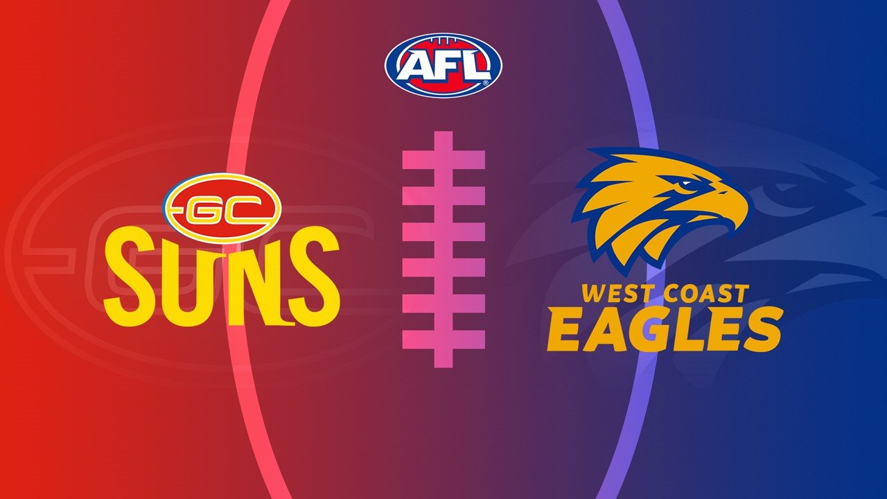 Gold Coast Football Club vs West Coast Eagles poster
