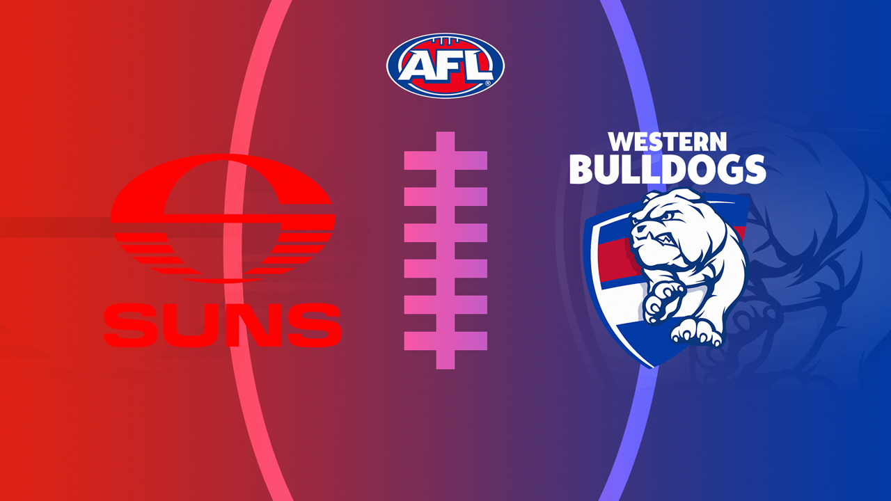 Gold Coast Football Club vs Western Bulldogs poster