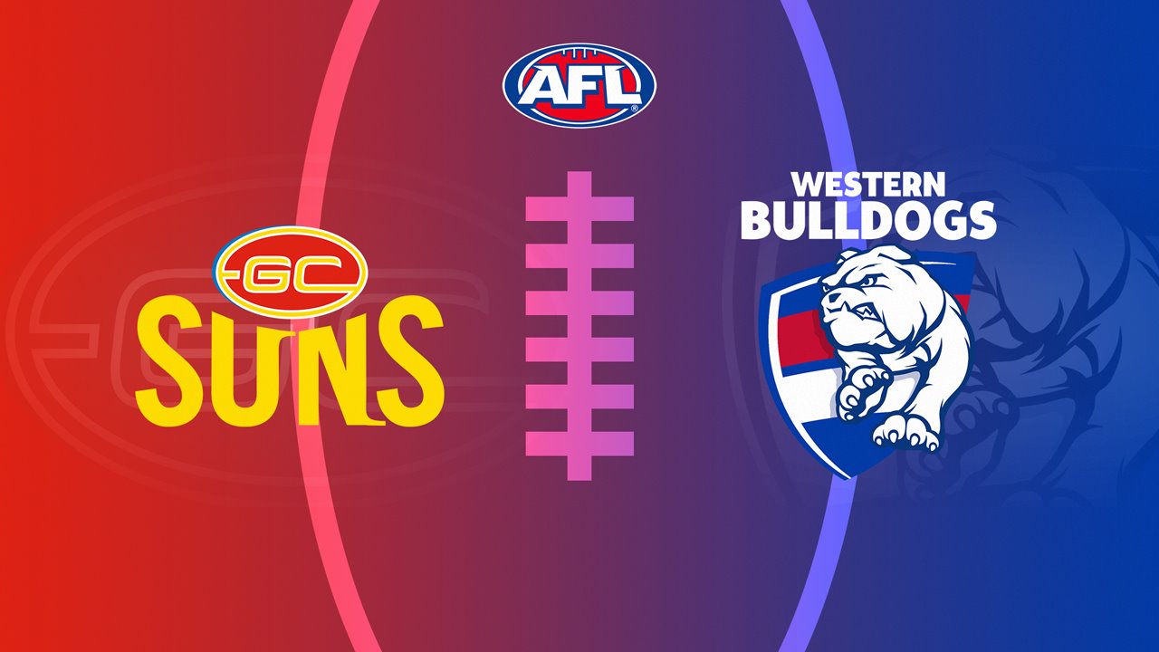 Gold Coast Football Club vs Western Bulldogs poster