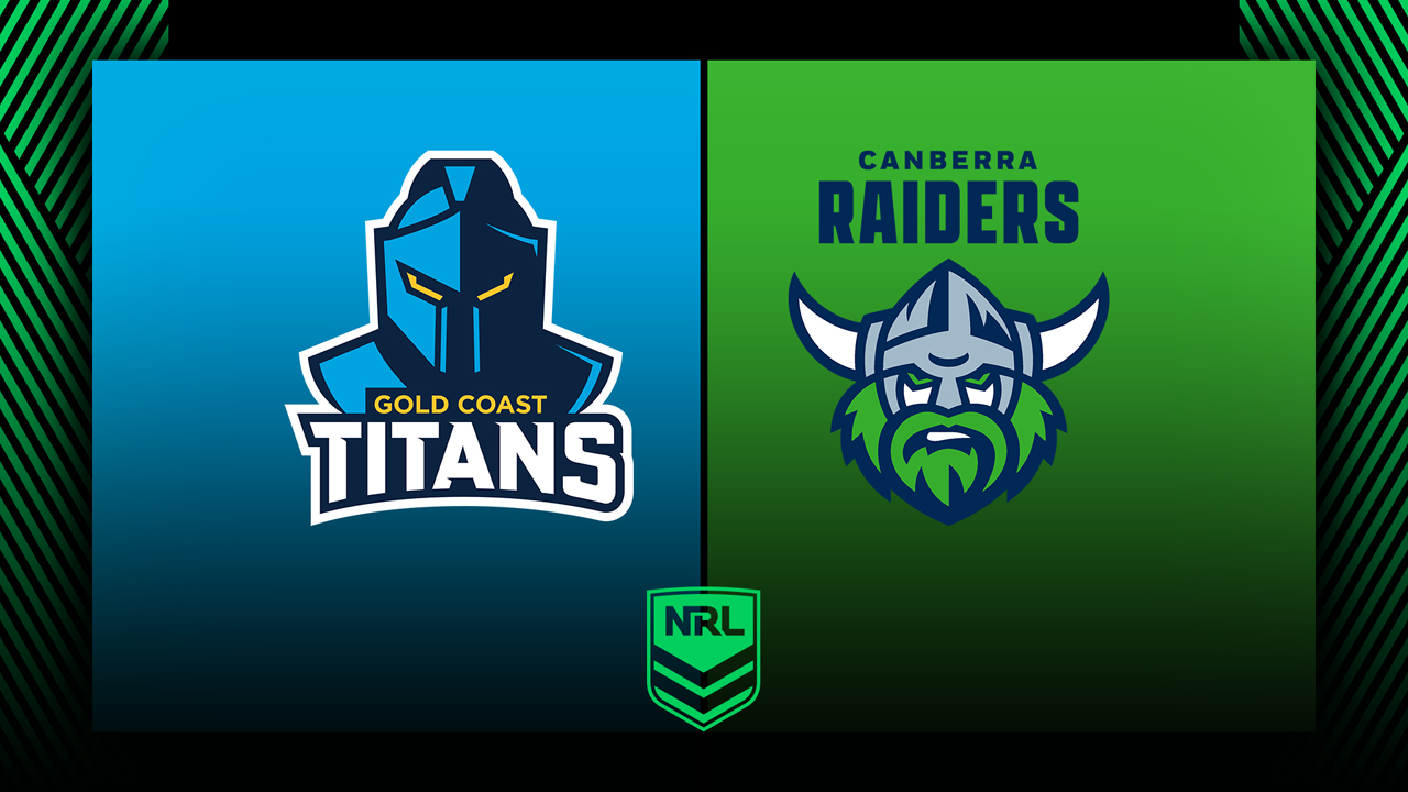 Gold Coast Titans vs Canberra Raiders poster