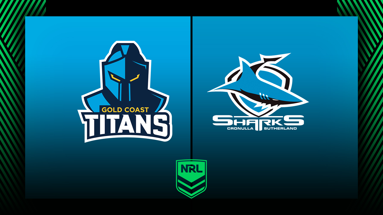 Gold Coast Titans vs Cronulla Sharks poster