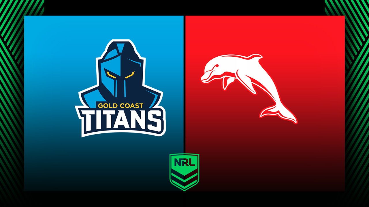 Gold Coast Titans vs Dolphins poster