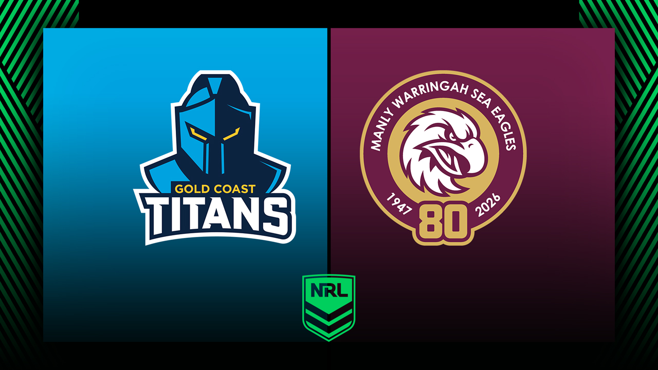 Gold Coast Titans vs Manly Sea Eagles poster