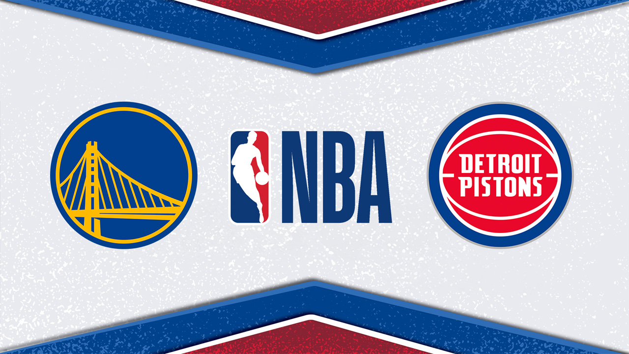 Golden State Warriors vs Detroit Pistons poster