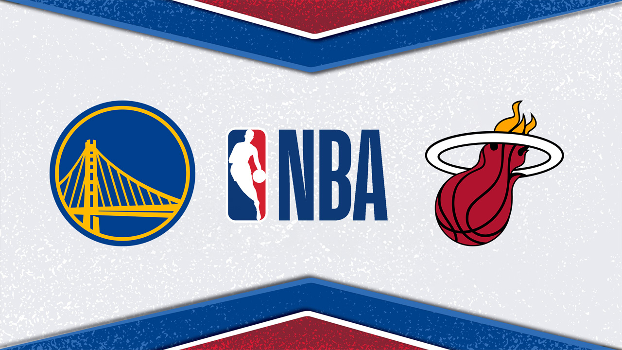 Golden State Warriors vs Miami Heat poster