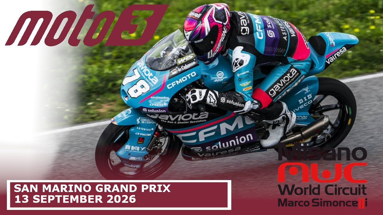 Gran Premio di San Marino e della Riviera di Rimini Moto3 image