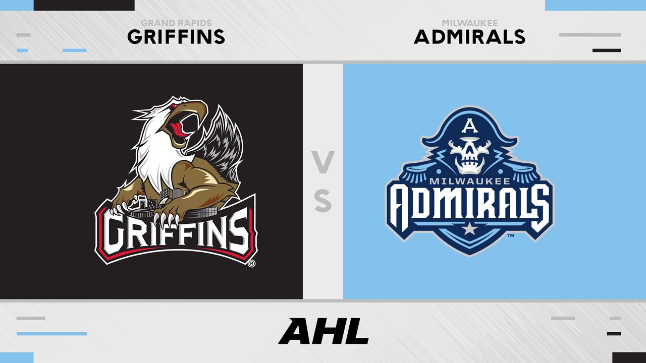 Grand Rapids Griffins vs Milwaukee Admirals poster