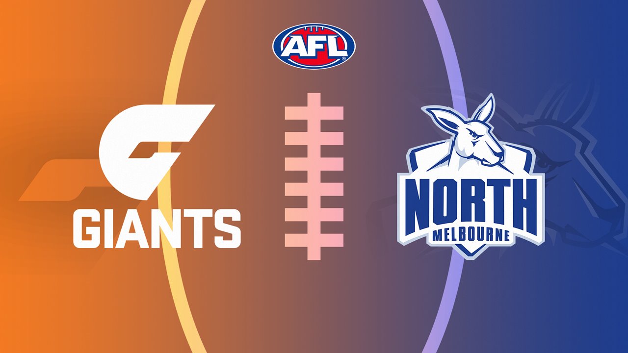Greater Western Sydney Giants vs North Melbourne Football Club poster