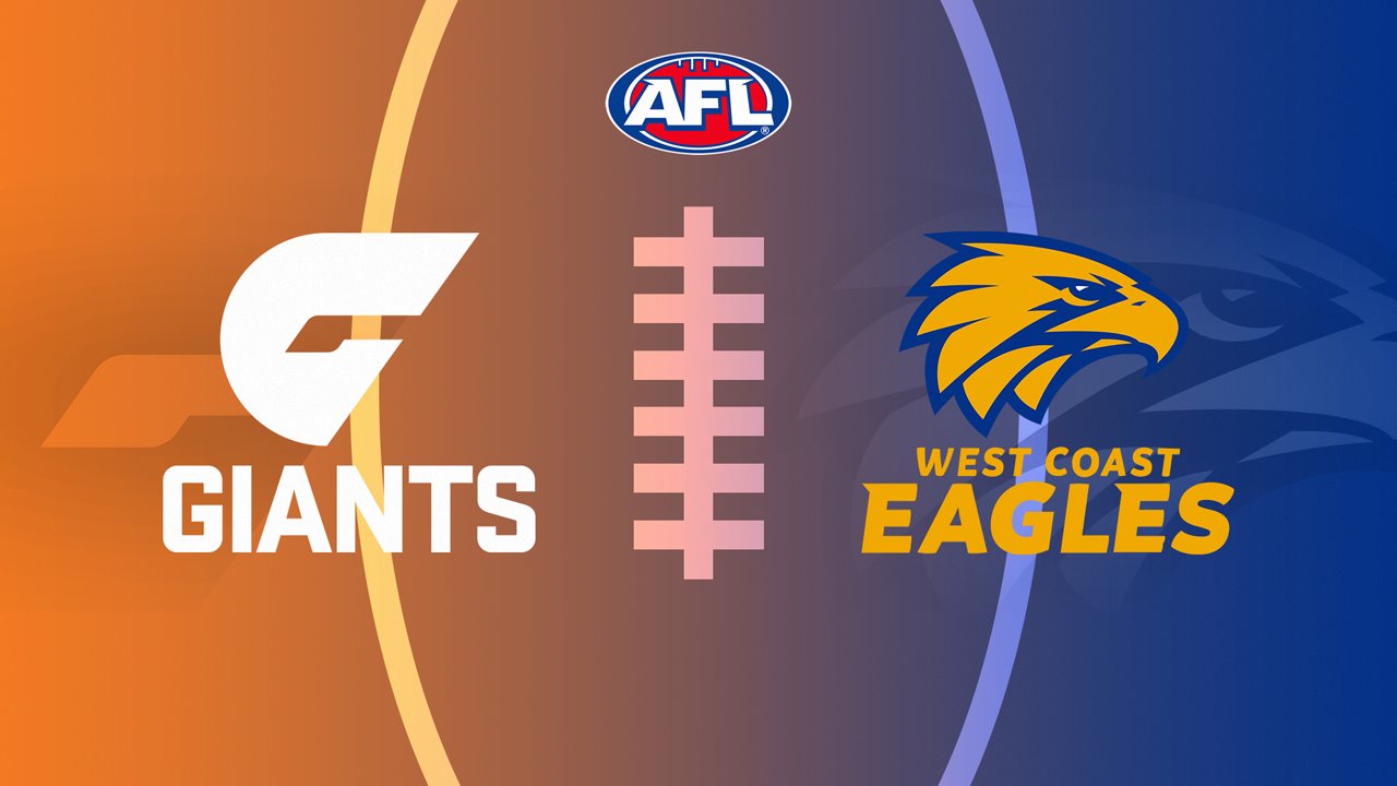 Greater Western Sydney Giants vs West Coast Eagles poster