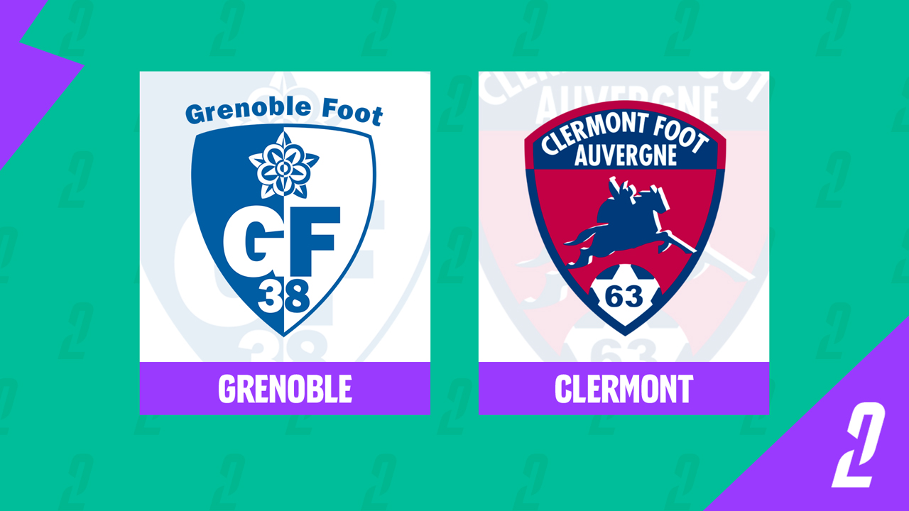 Grenoble vs Clermont Foot poster