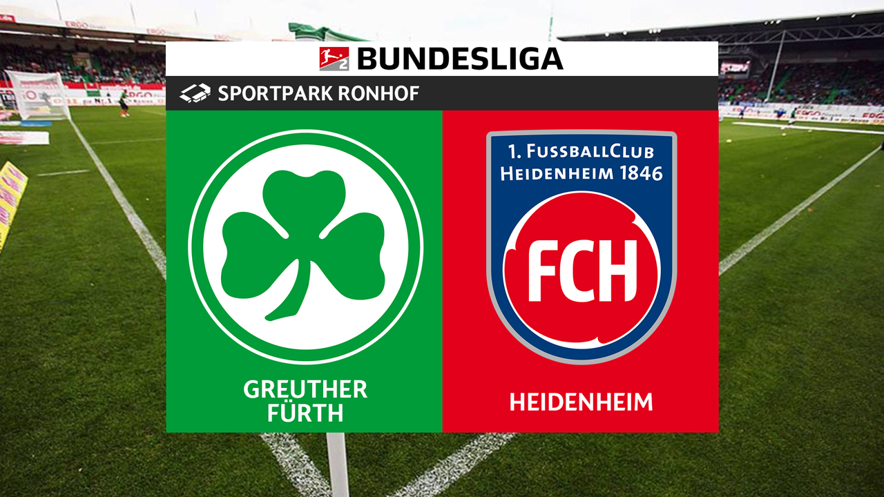 Greuther Fürth vs Heidenheim poster