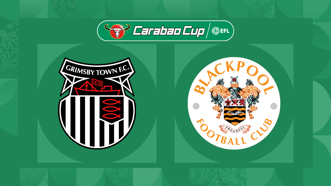 Grimsby Town vs Blackpool poster