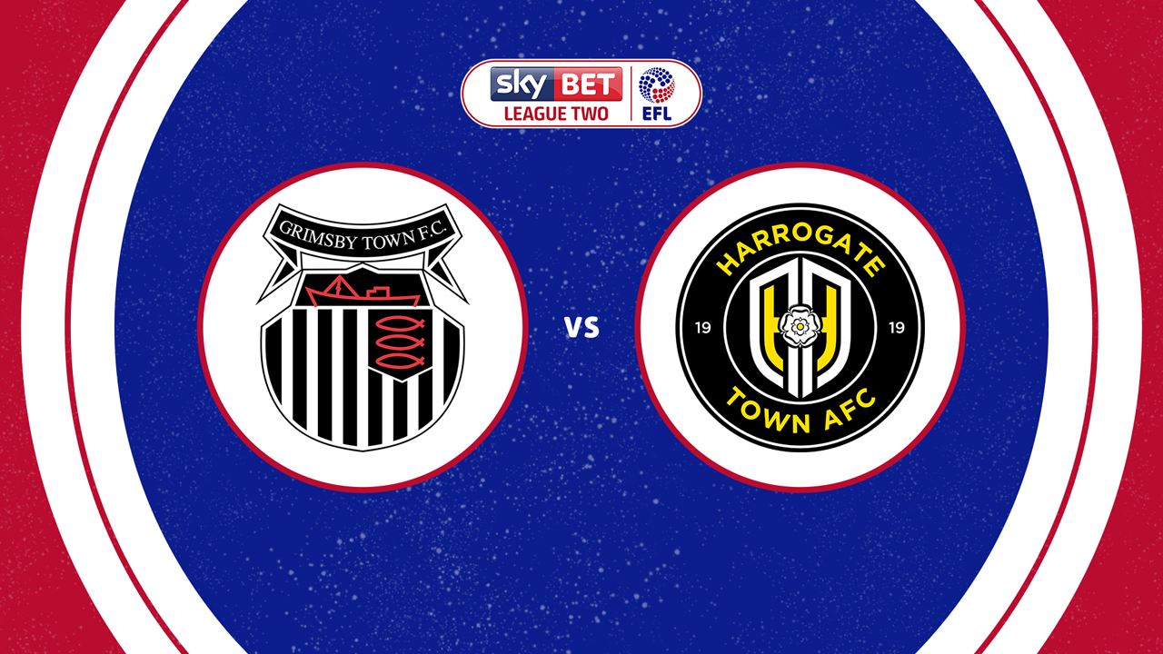 Grimsby Town vs Harrogate Town poster