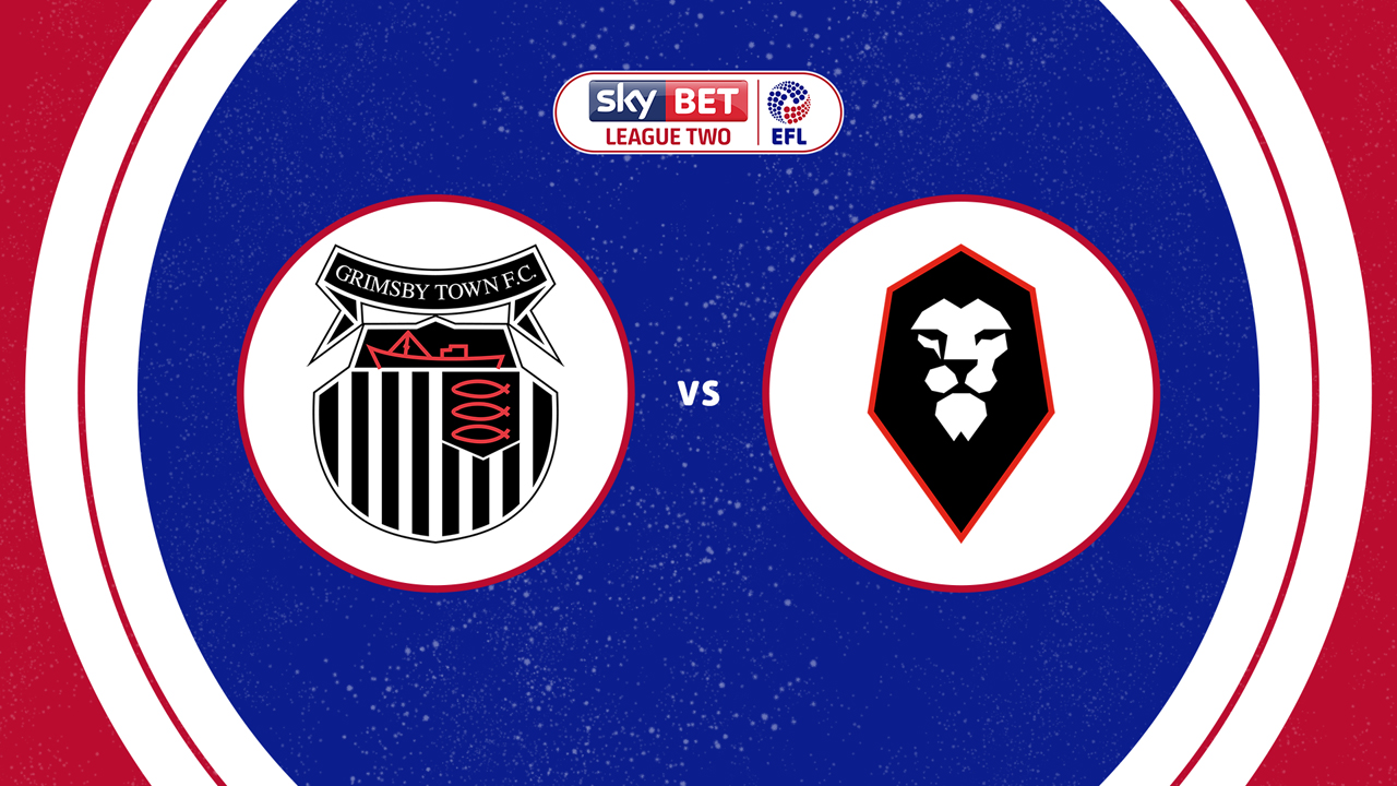 Grimsby Town vs Salford City poster