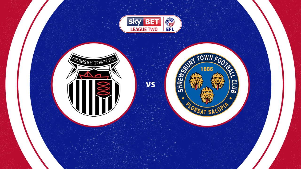 Grimsby Town vs Shrewsbury Town poster