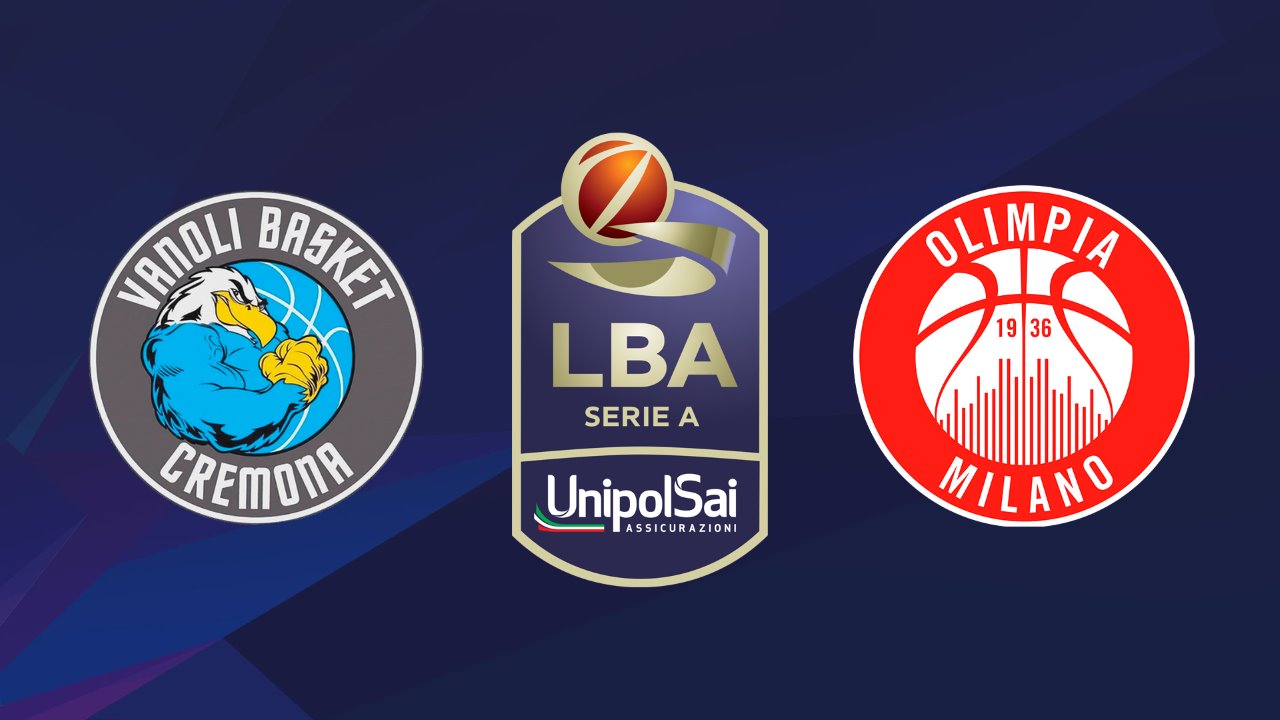 Guerino Vanoli Basket vs Olimpia Milano poster