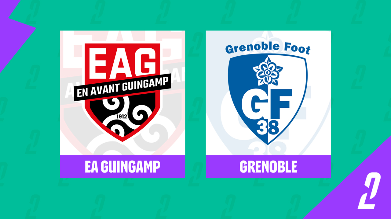 Guingamp vs Grenoble poster