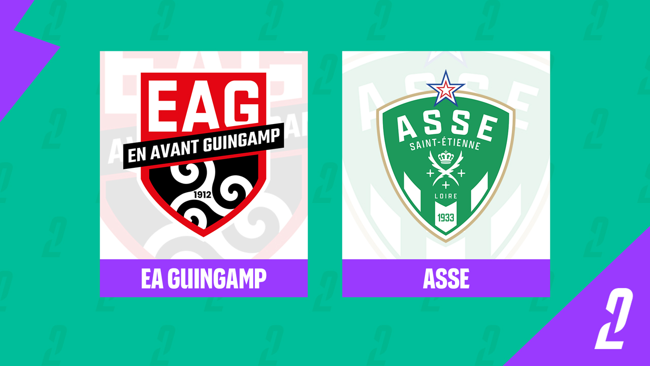 Guingamp vs Saint-Étienne poster