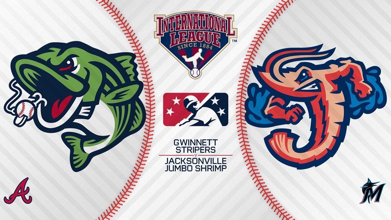Gwinnett Stripers vs Jacksonville Jumbo Shrimp poster