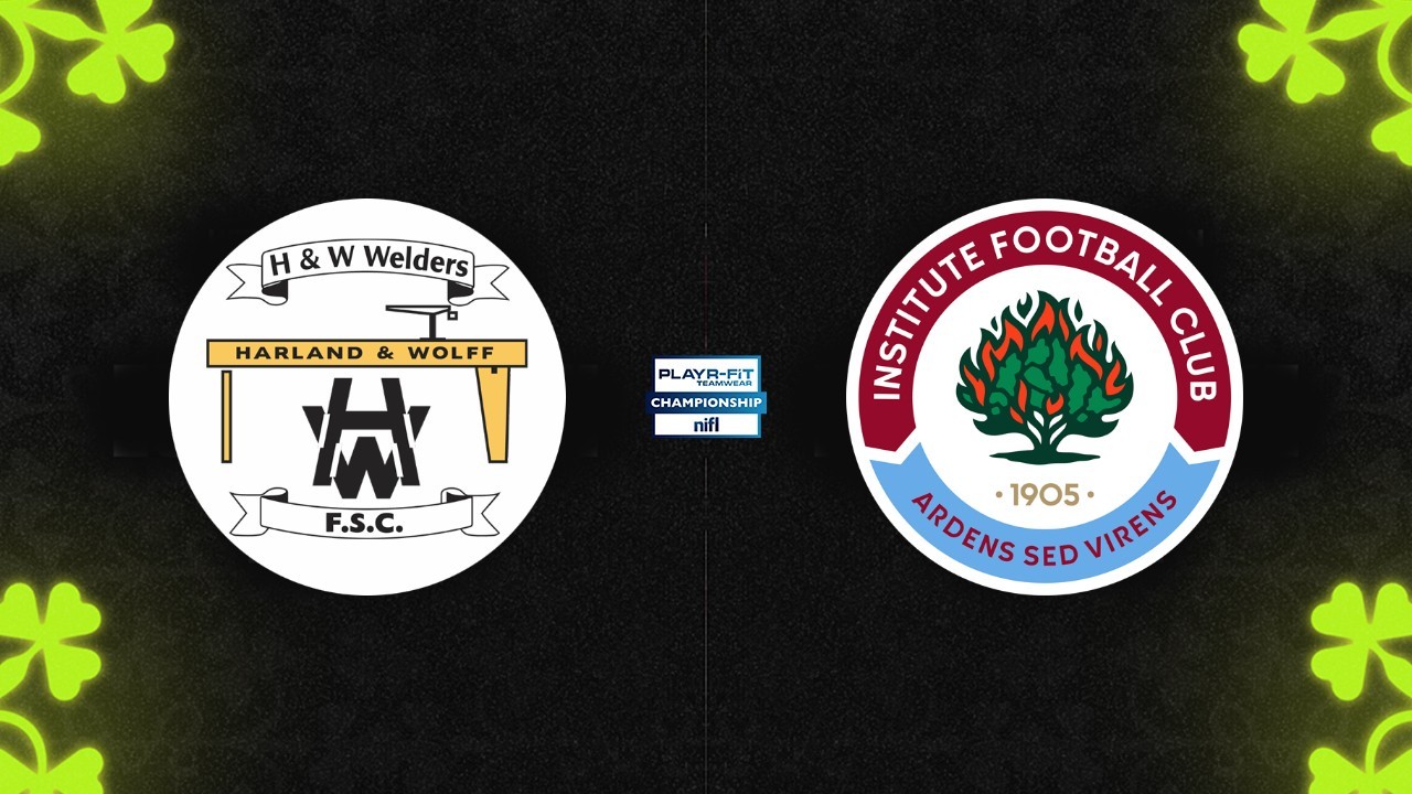 H and W Welders vs Institute poster