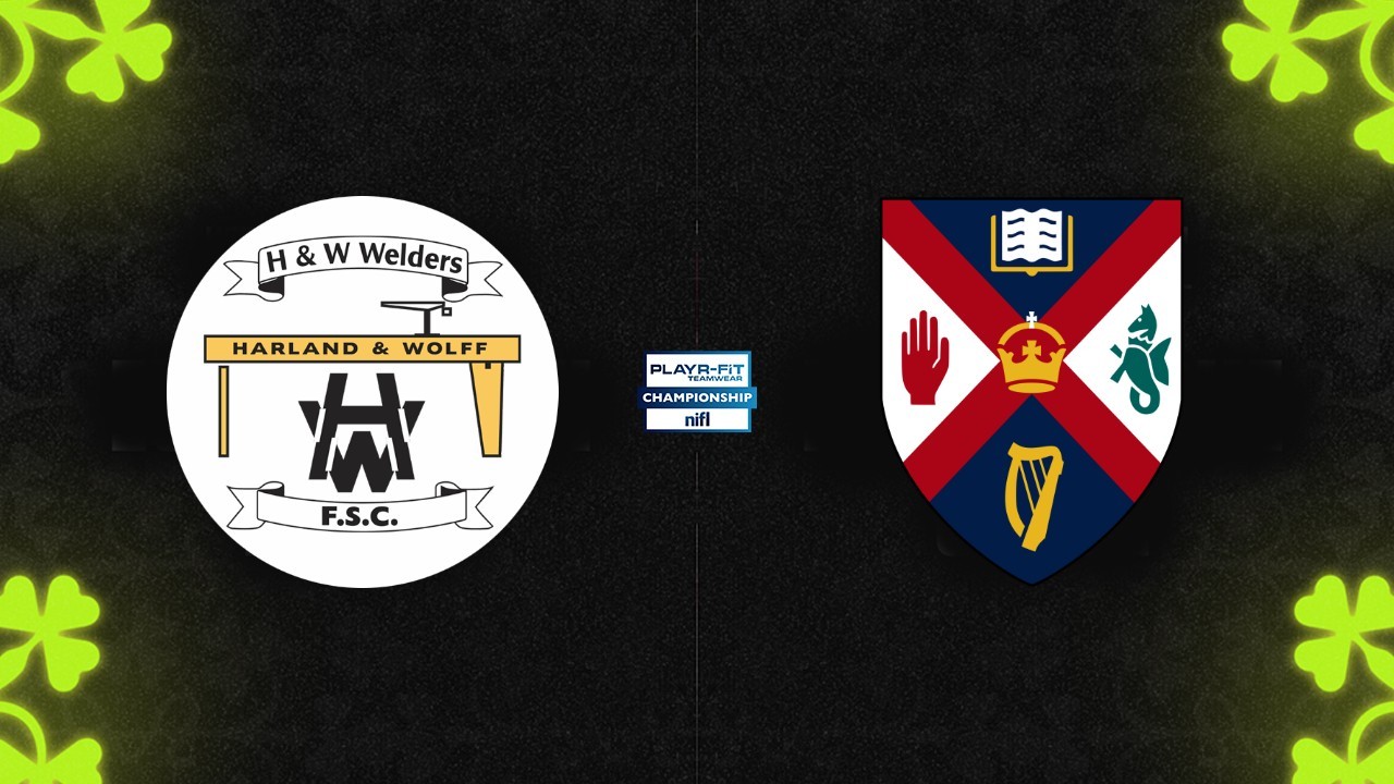 H and W Welders vs Queens University poster