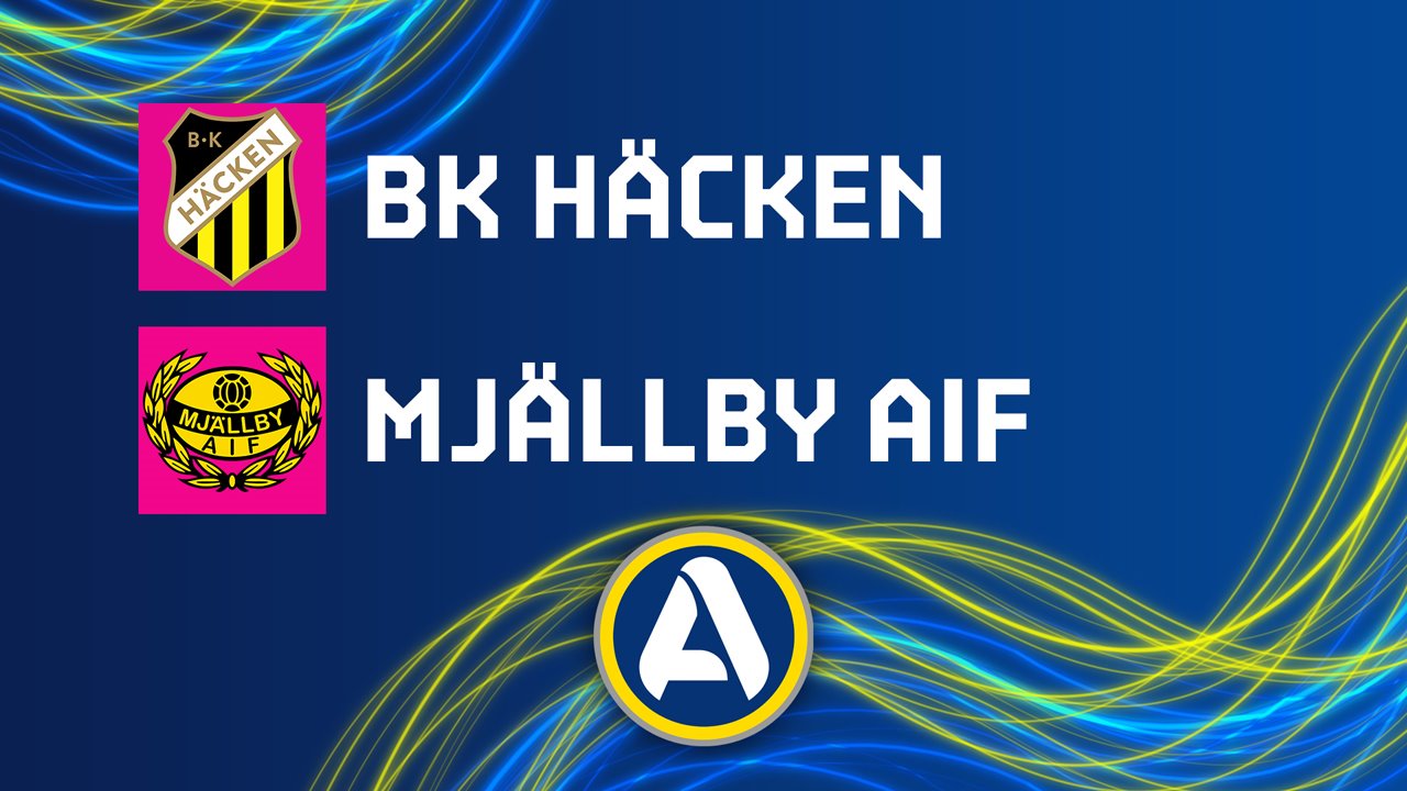 Häcken vs Mjällby poster