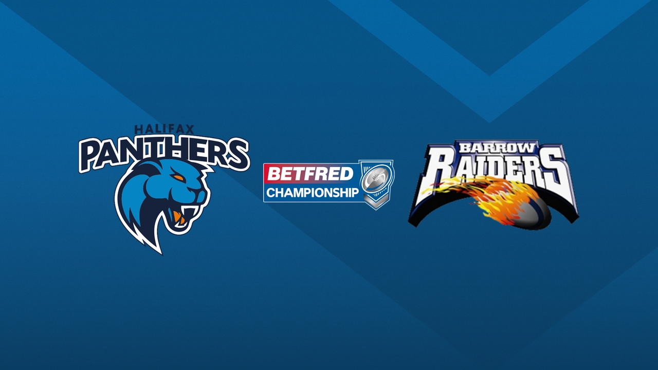Halifax Panthers vs Barrow Raiders poster