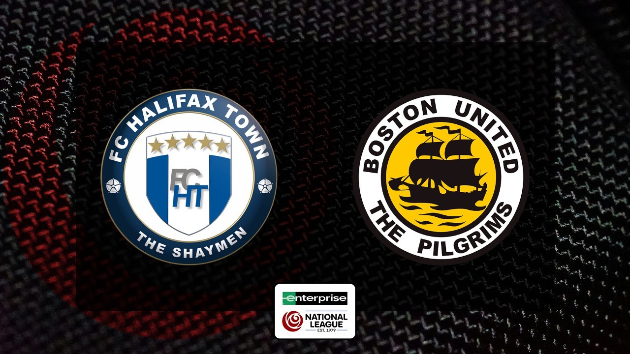 Halifax Town vs Boston United poster
