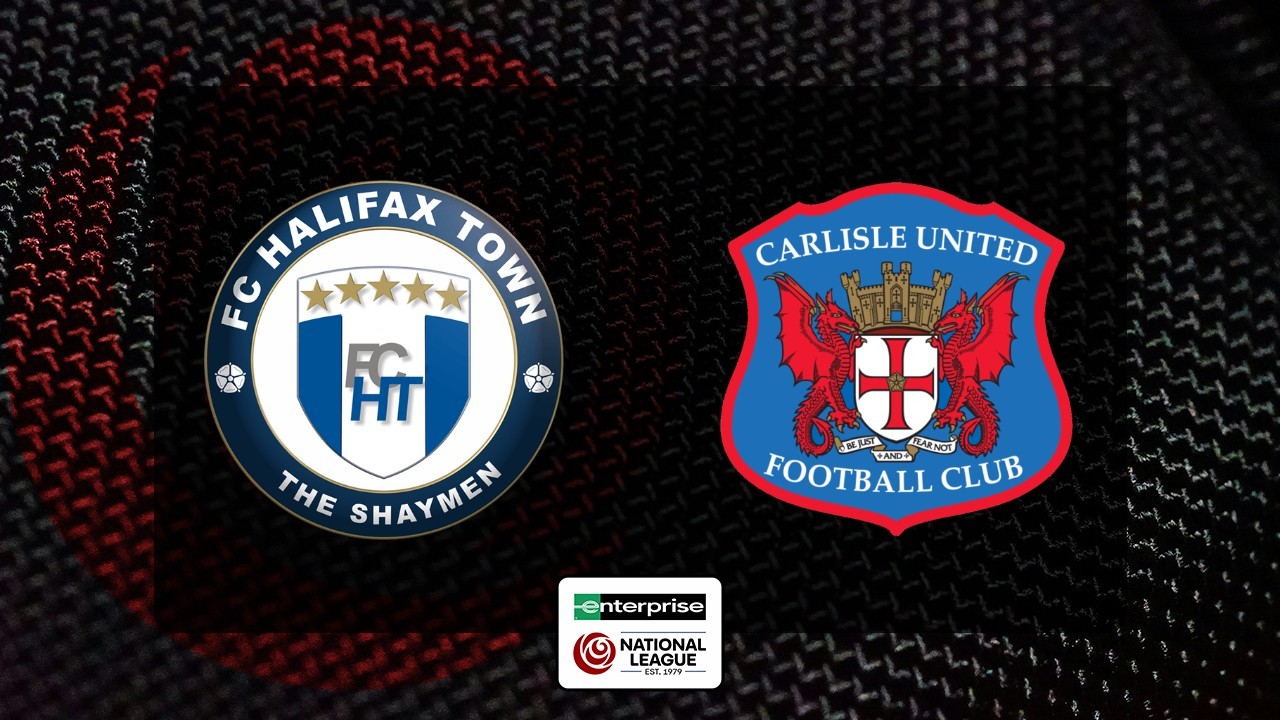 Halifax Town vs Carlisle United poster