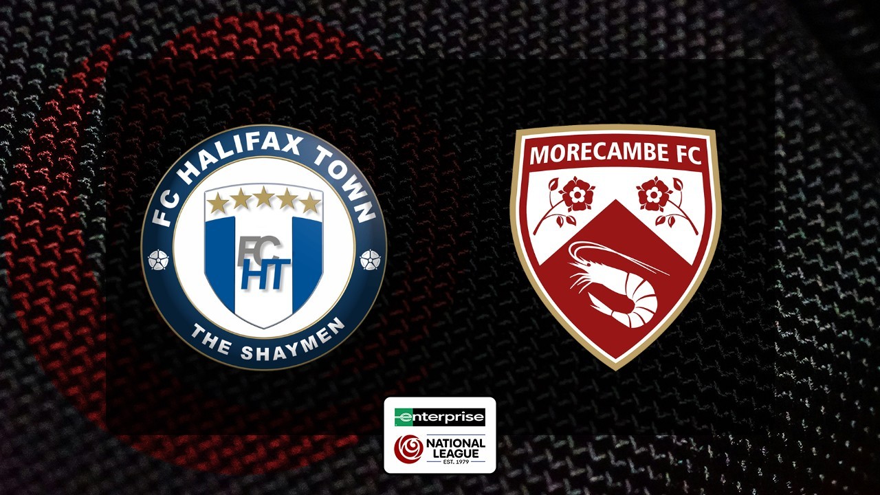 Halifax Town vs Morecambe poster