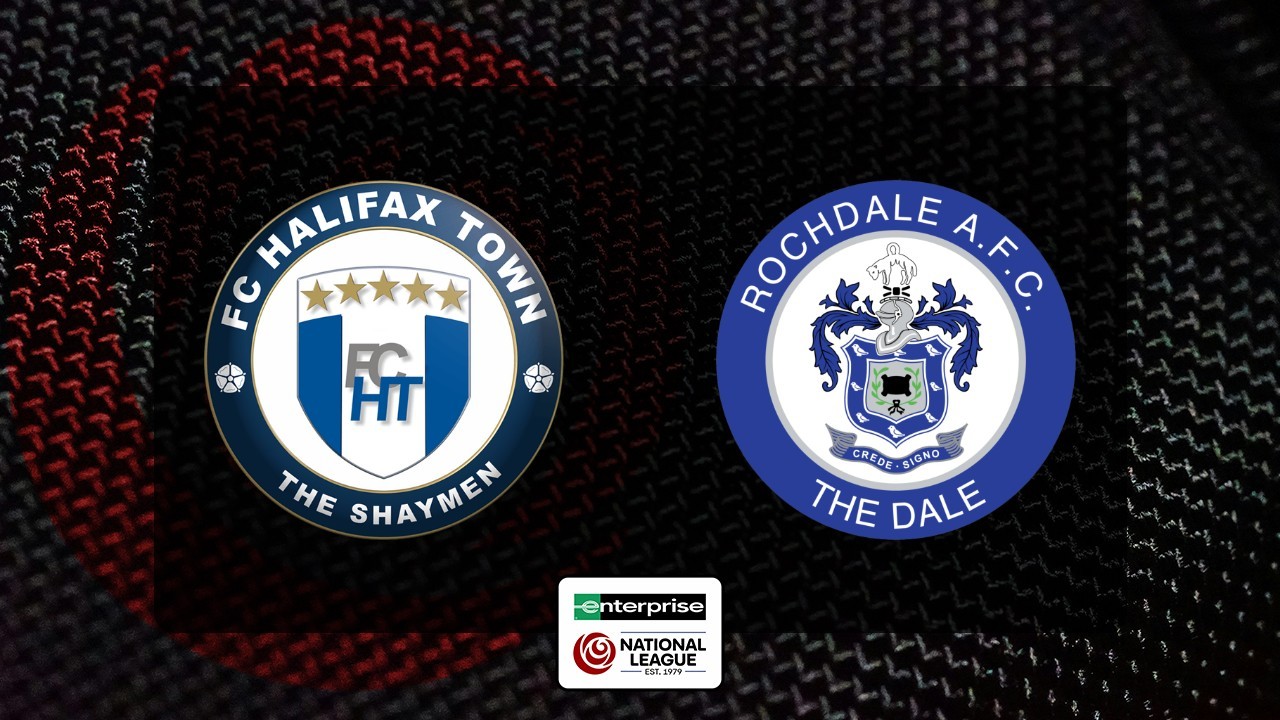 Halifax Town vs Rochdale poster