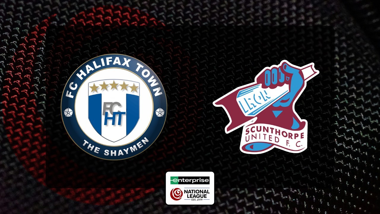 Halifax Town vs Scunthorpe United poster