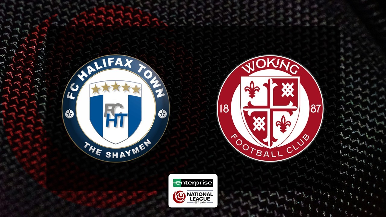 Halifax Town vs Woking poster