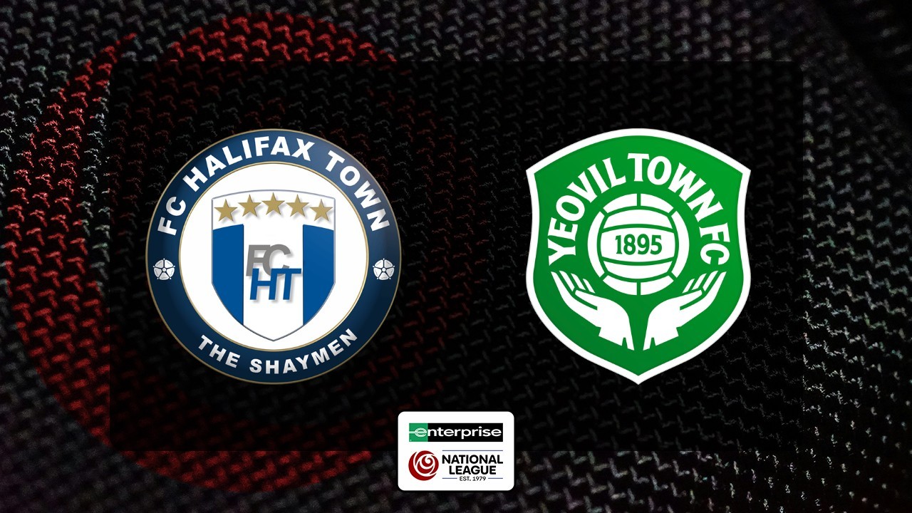 Halifax Town vs Yeovil Town poster