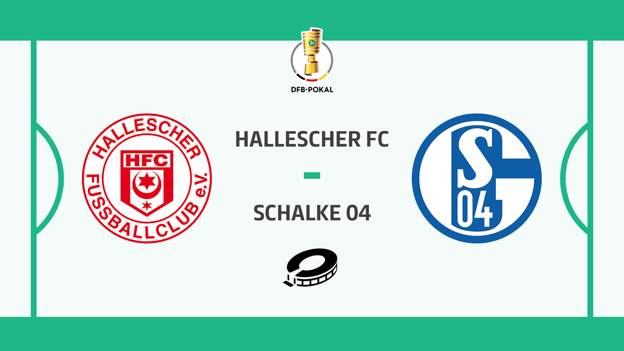 Hallescher vs Schalke 04 poster
