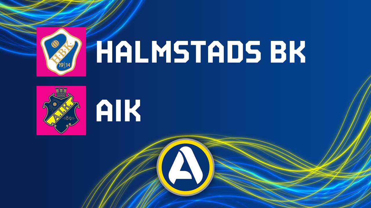 Halmstad vs AIK poster