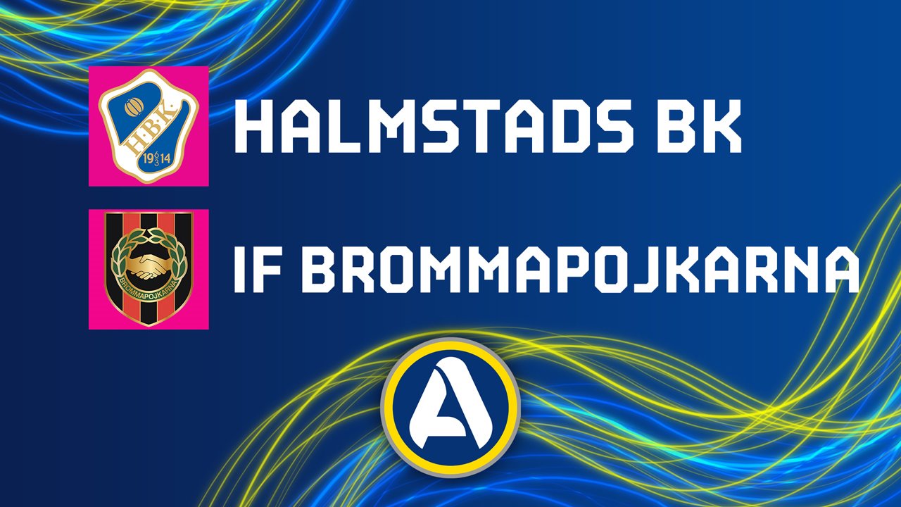 Halmstad vs Brommapojkarna poster