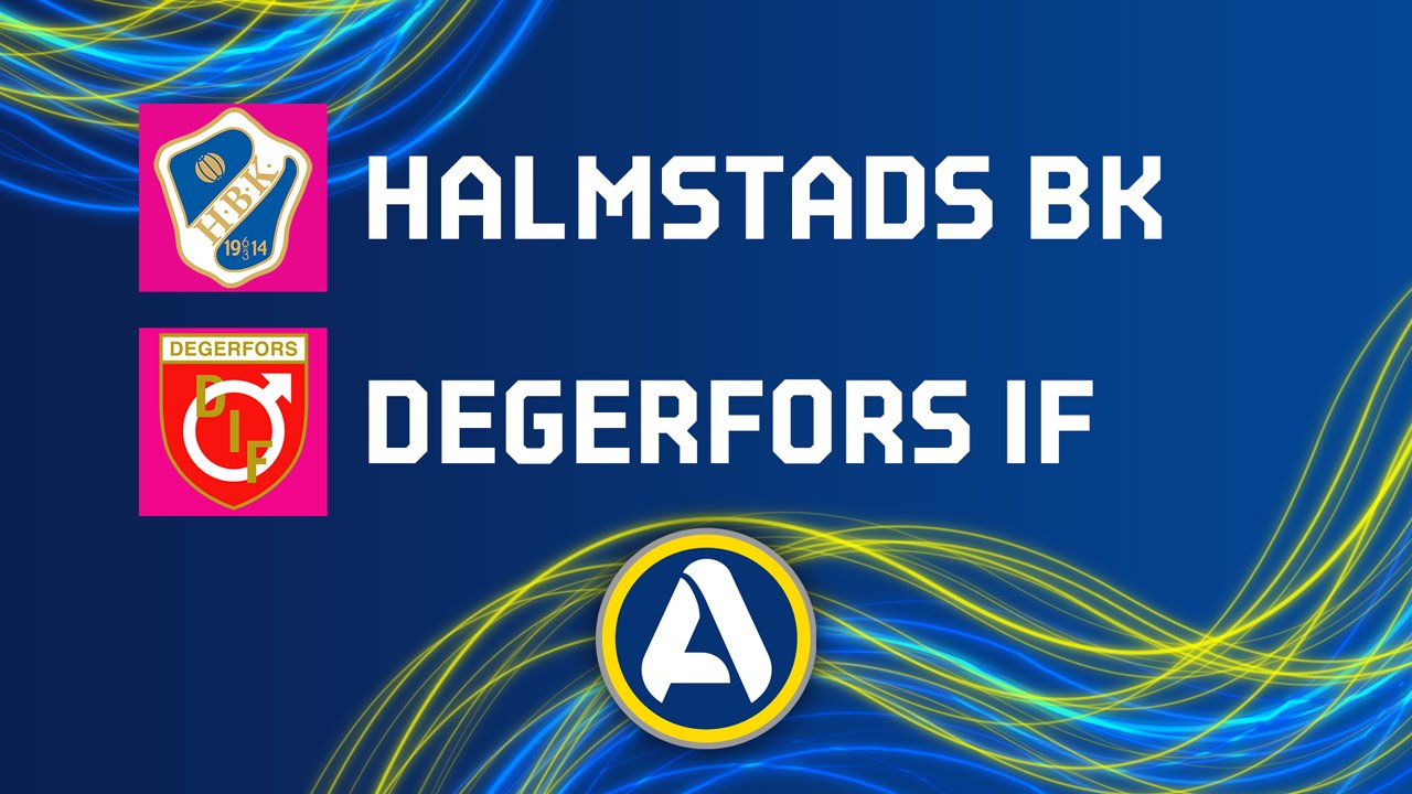 Halmstad vs Degerfors poster