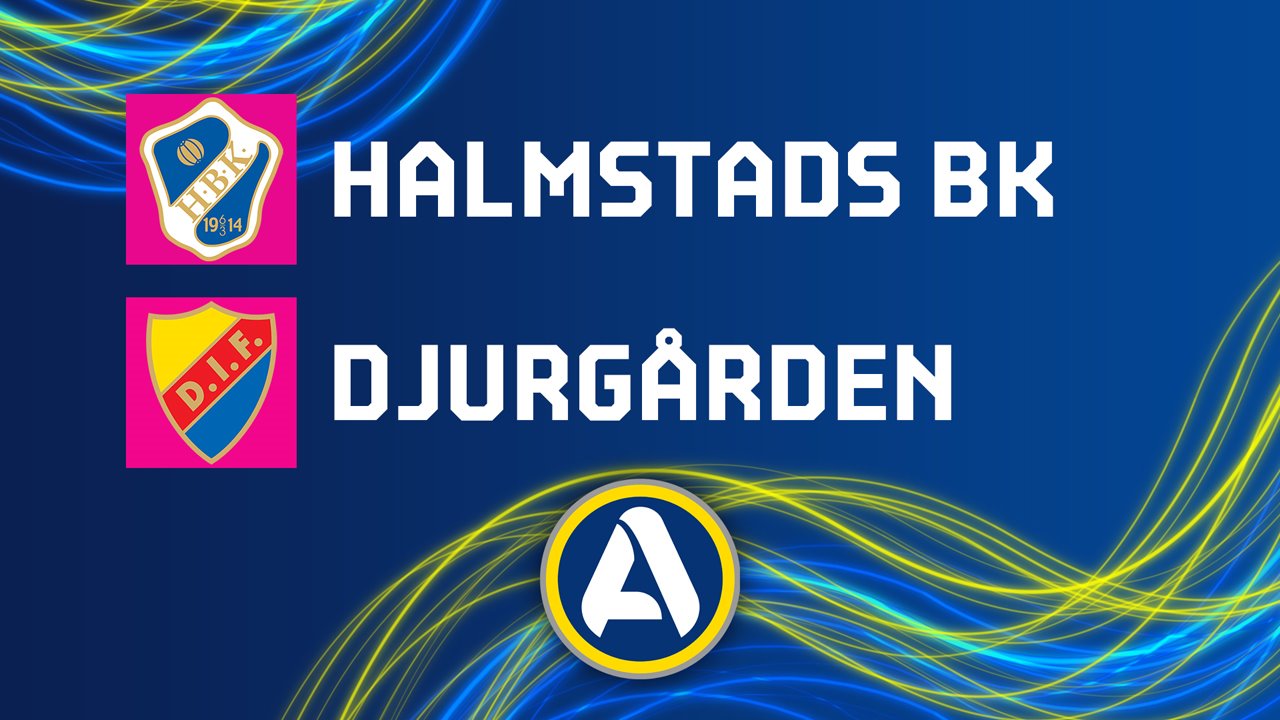 Halmstad vs Djurgården poster