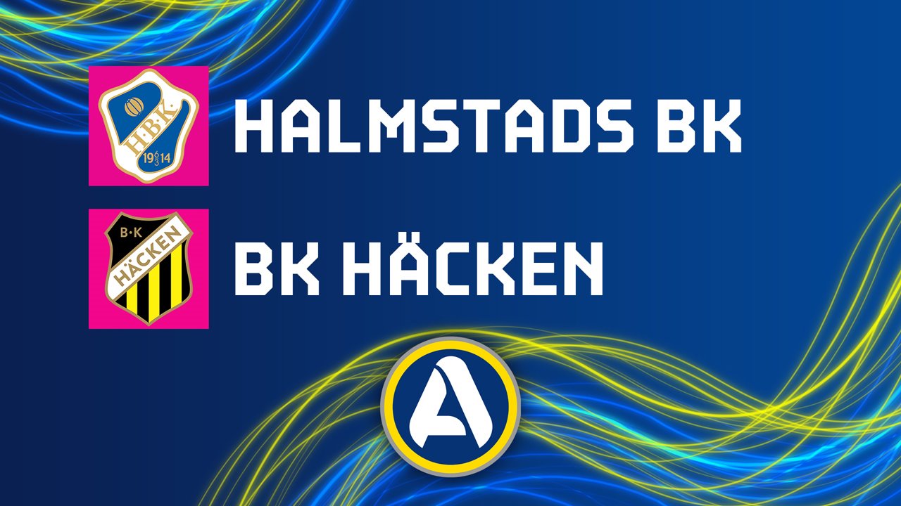 Halmstad vs Häcken poster