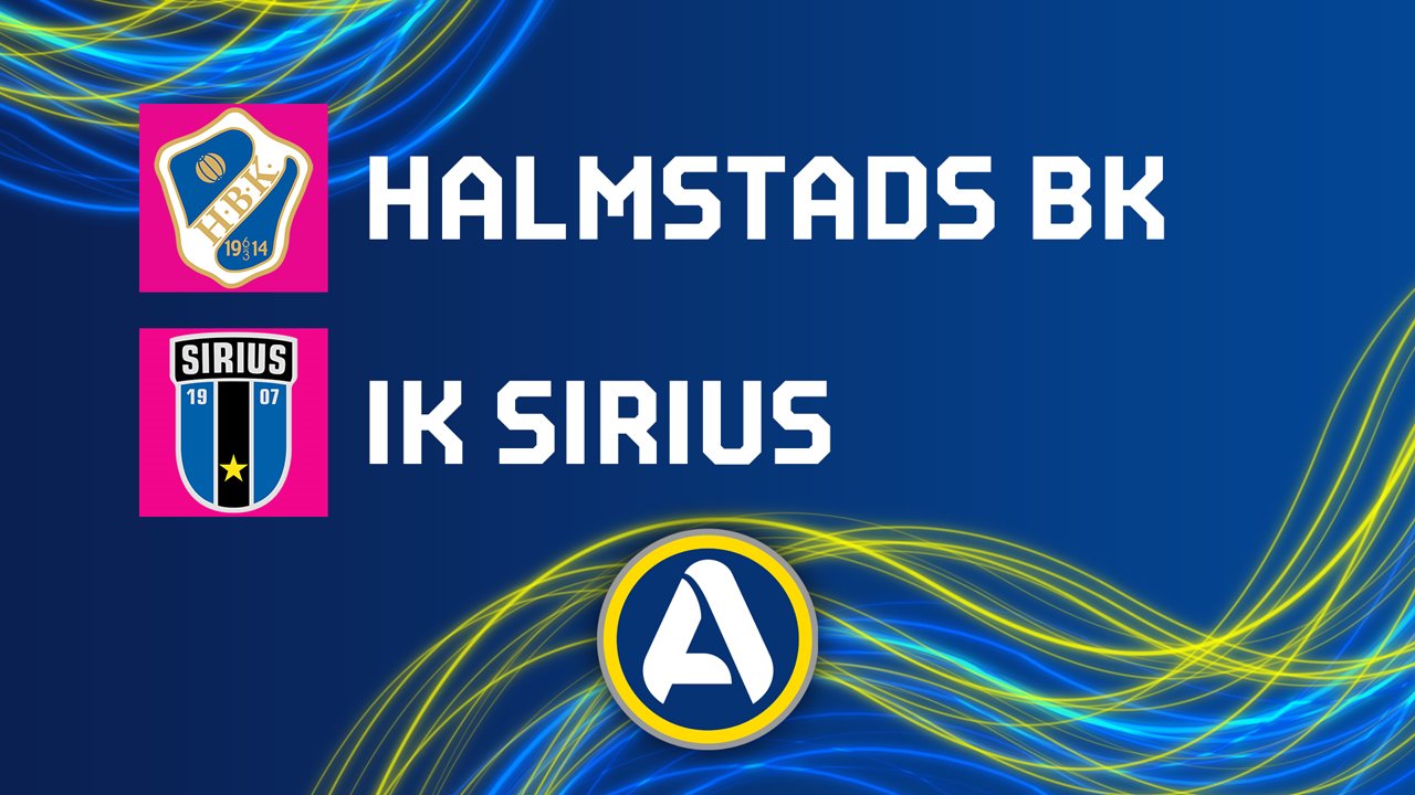 Halmstad vs Sirius poster