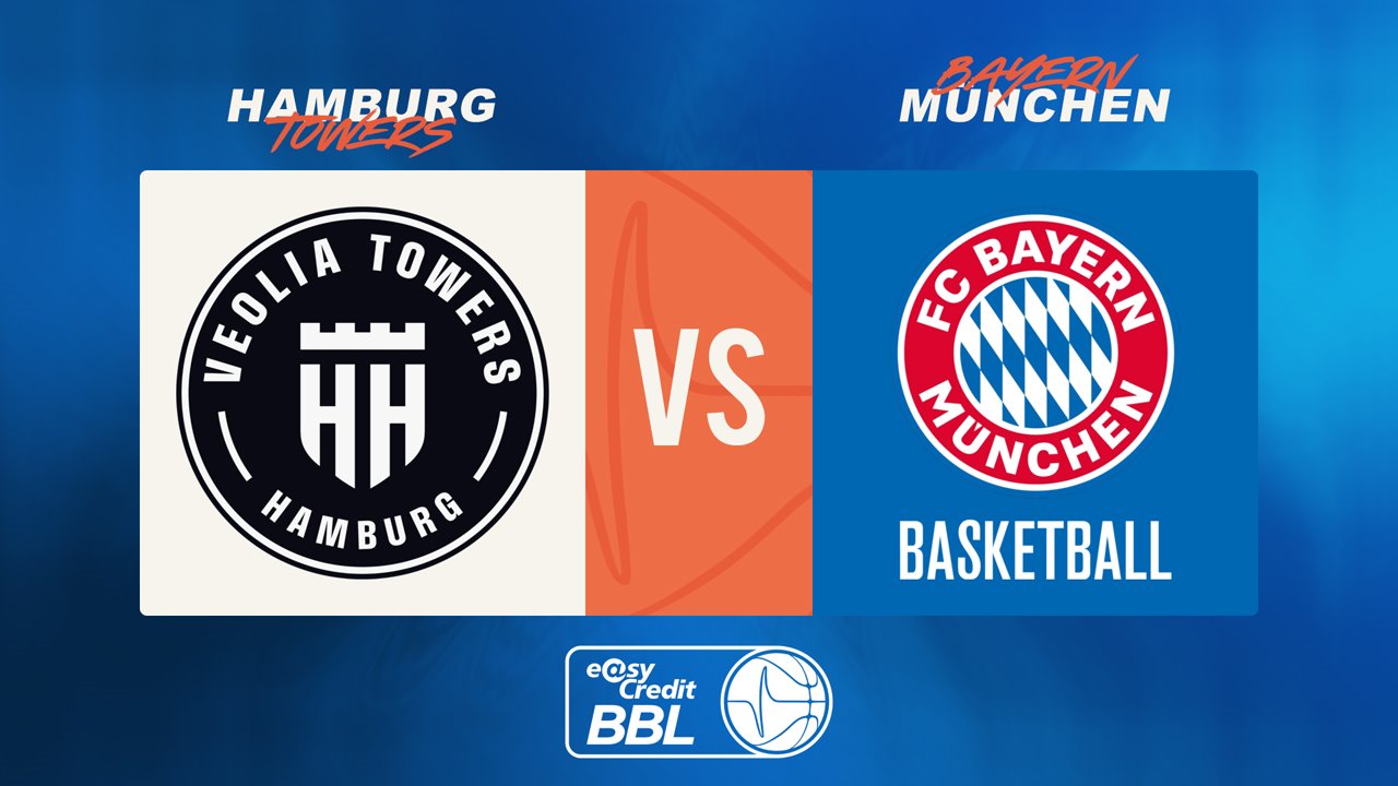Hamburg Towers vs Bayern München Basketball poster
