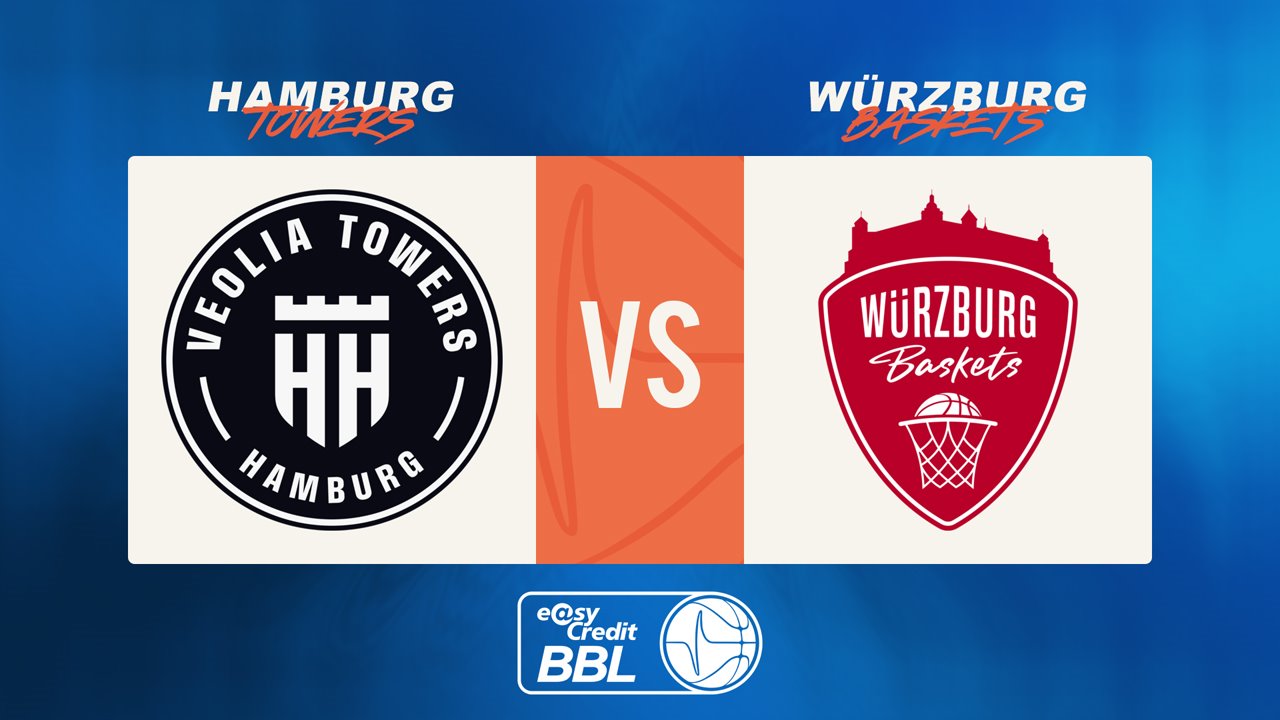 Hamburg Towers vs s.Oliver Würzburg poster