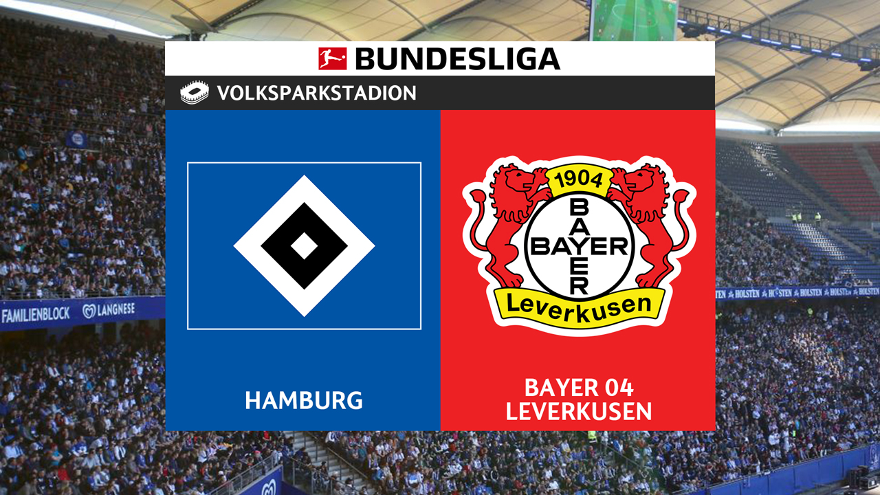 Hamburg vs Bayer Leverkusen poster